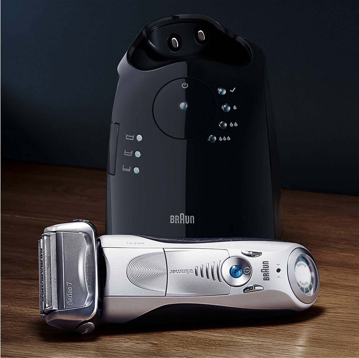 Braun Series 7 - 7790cc Pulsonic Folienrasierer Silber