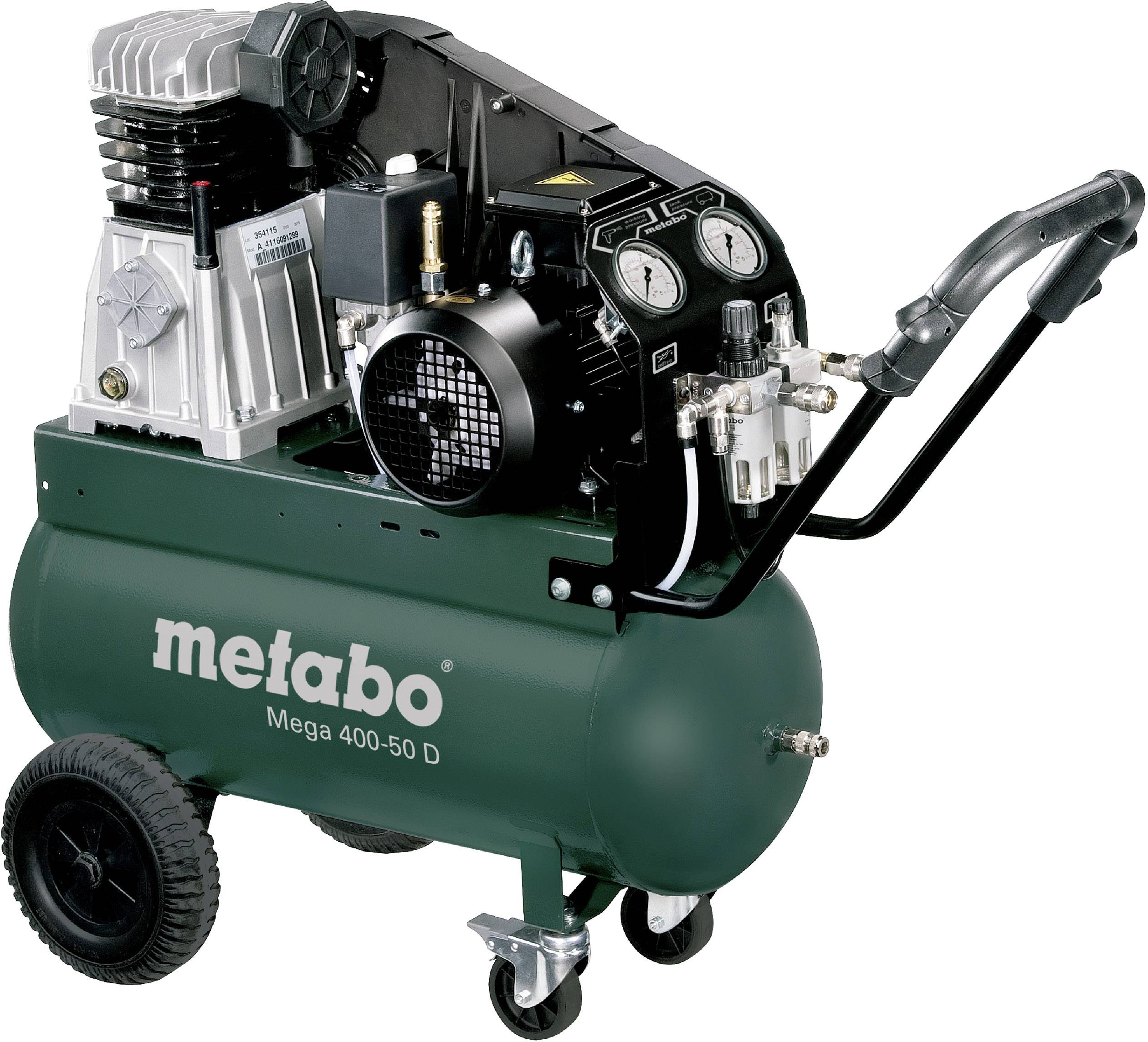Metabo Druckluft-Kompressor Mega 400-50 D 50 l 10 bar