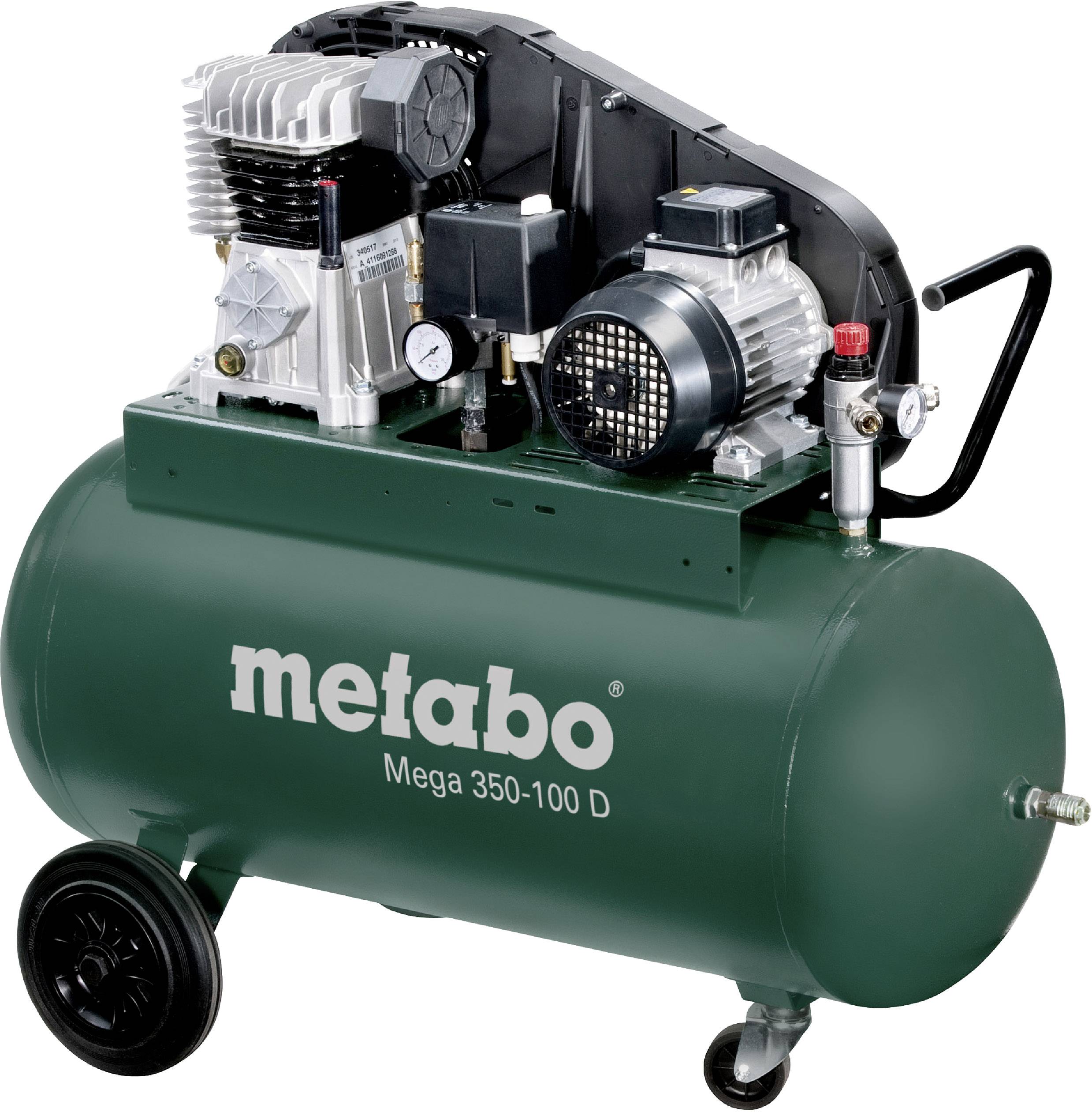 Metabo Druckluft-Kompressor Mega 350-100 D 90l 10 bar
