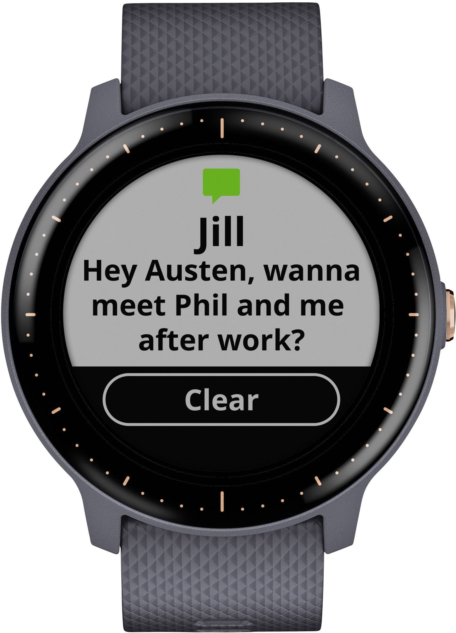 Garmin Vivoactive 3 Music Fitness-Tracker Blau