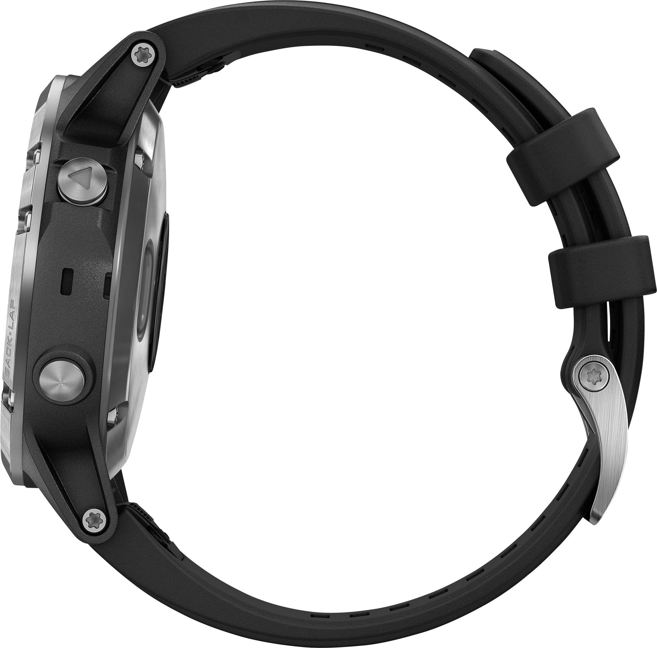 Garmin fēnix 5 Plus Smartwatch Schwarz