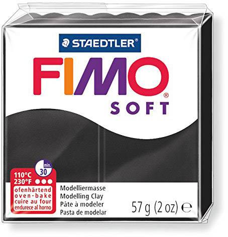 Staedtler FIMO schwarz soft normal 57g