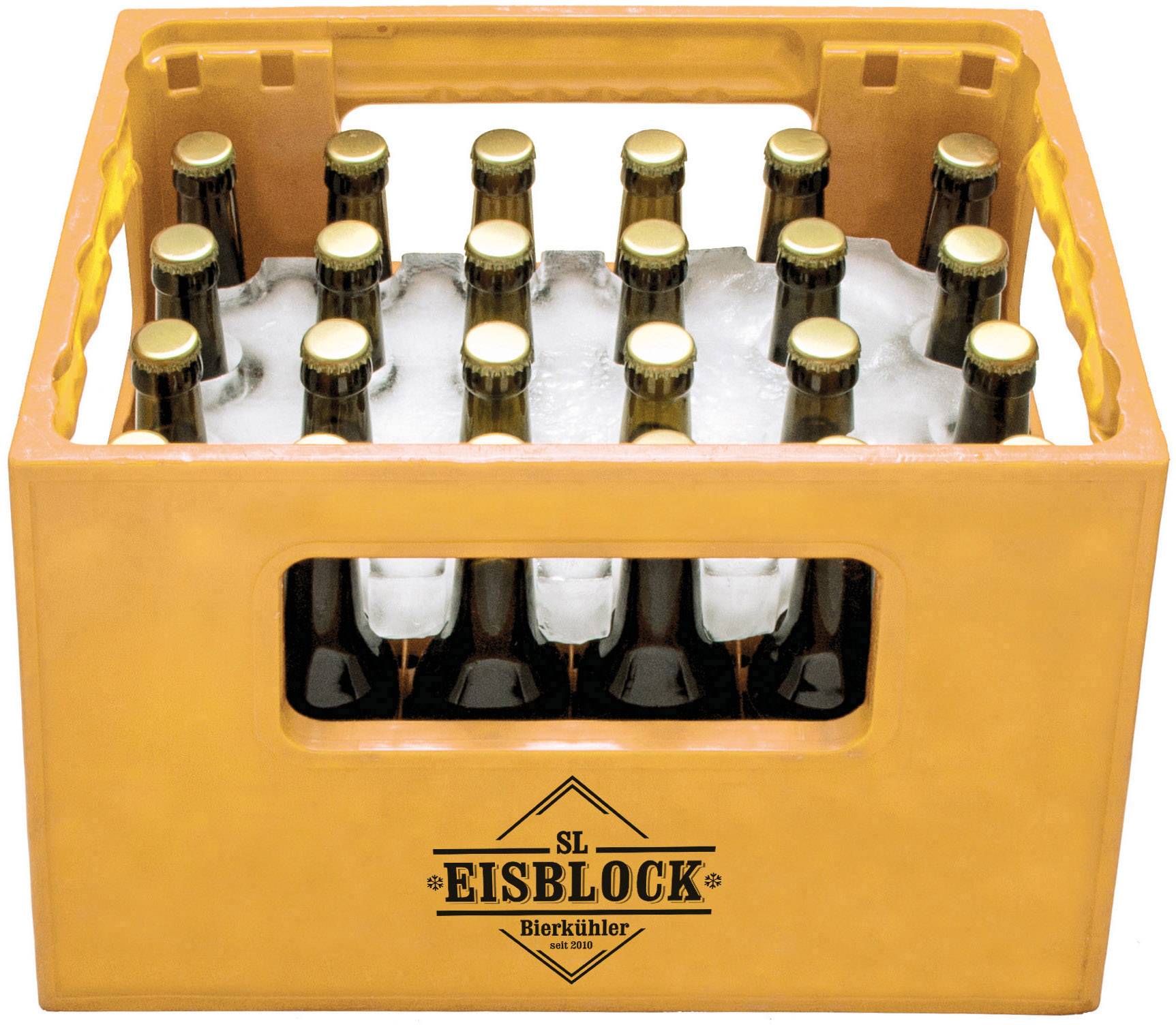 SL Eisblock 24x0,33l Flaschenkühler Kontakt Blau