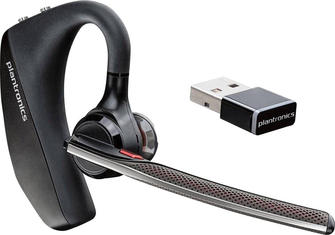 HP Poly Voyager 5200 UC Telefon In Ear Headset Bluetooth® Mono Schwarz Noise Cancelling