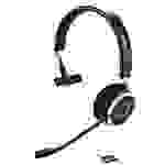 Jabra Evolve 65 MS Telefon On Ear Headset Bluetooth®, kabelgebunden Mono Schwarz, Silber Noise Canc