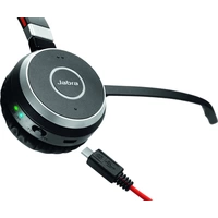 Jabra Evolve 65 MS Telefon On Ear Headset Bluetooth®, kabelgebunden Mono Schwarz, Silber Noise Cancelling Batterieladeanzeige Jabra Evolve 65 MS Telefon On Ear Headset Bluetooth®, kabelgebunden Mono Schwarz, Silber Noise Cancelling Batterieladeanzeige
