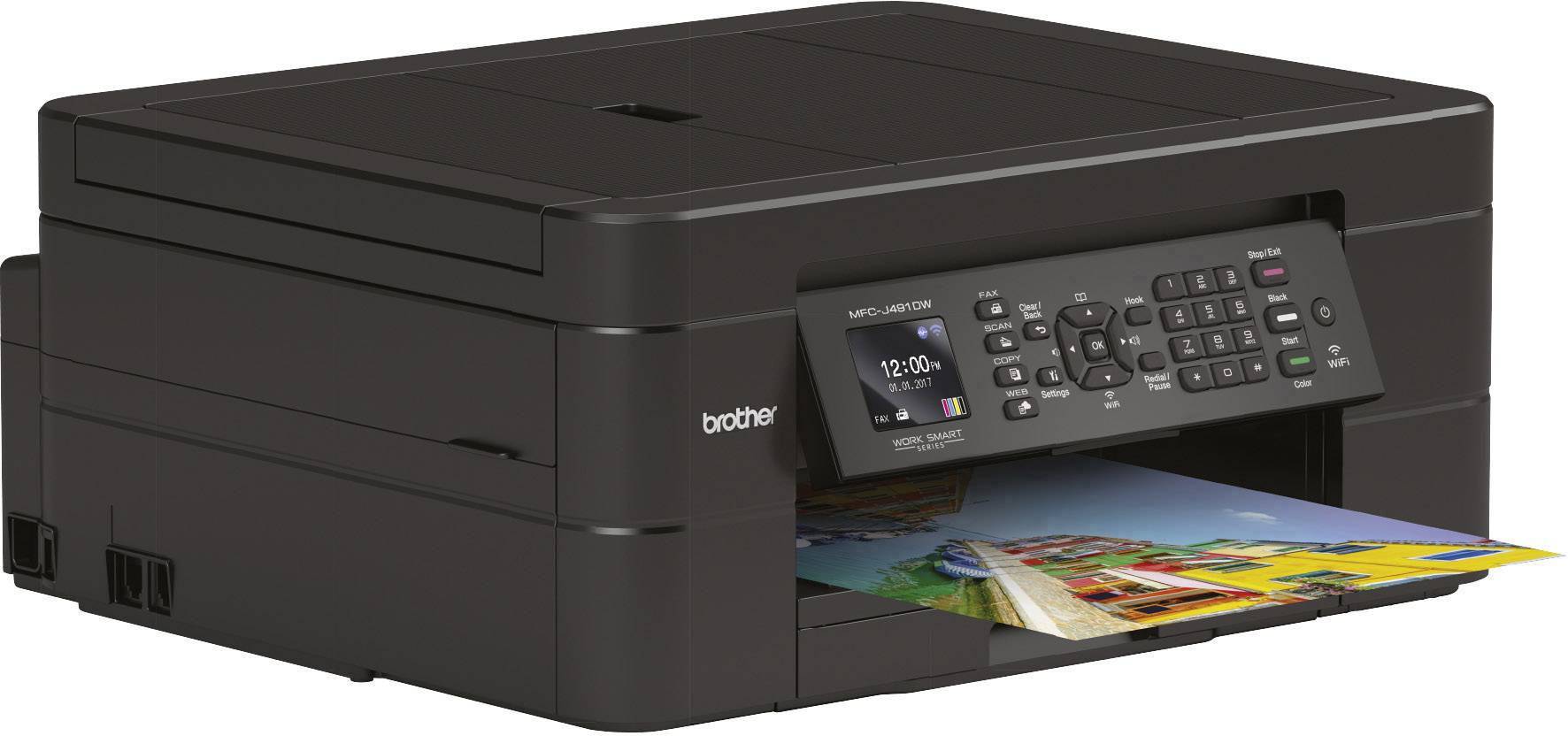Brother MFC-J491DW - Multifunktionsdrucker - Farbe - Tintenstrahl - Legal (216 x 356 mm)