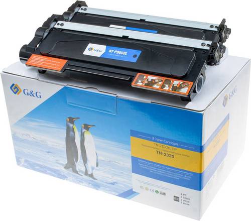 G&G Toner ersetzt Brother TN-2320 Kompatibel 2er-Pack Schwarz 5200 Seiten 15013