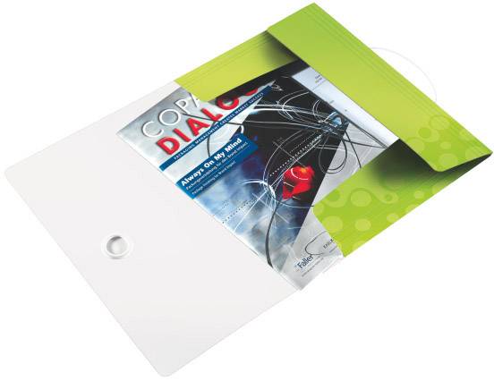 Leitz Eckspannermappe WOW 4599 4599-00-64 DIN A4 Grün