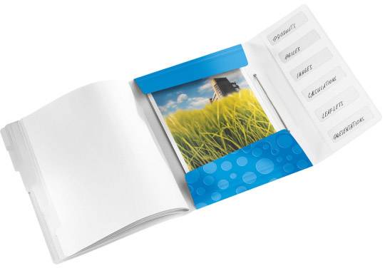 Leitz WOW 4633 4633-00-36 Ordnungsmappe Blau DIN A4