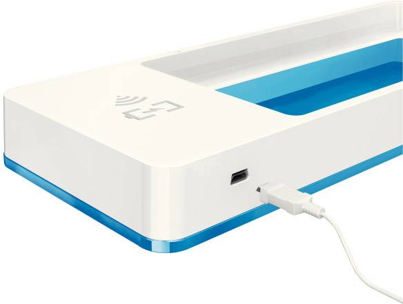 Leitz WOW 5365 5365-10-36 Stiftschale Weiß, Blau Anzahl der Fächer: 1