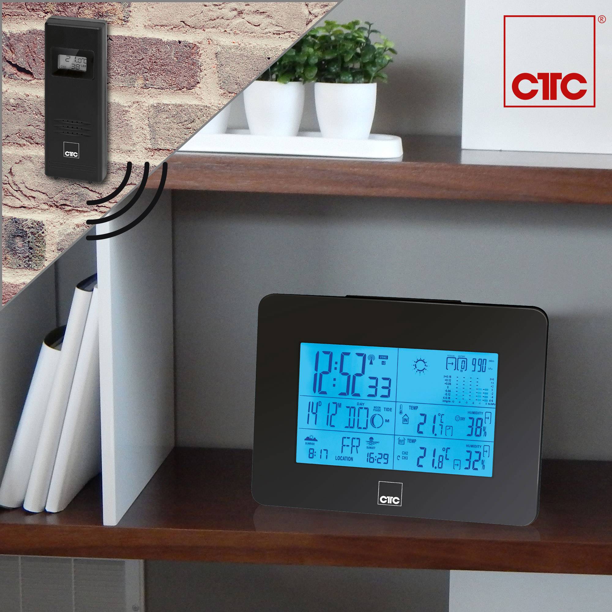 CTC WSU 7026 RC 170260 Funk-Wetterstation