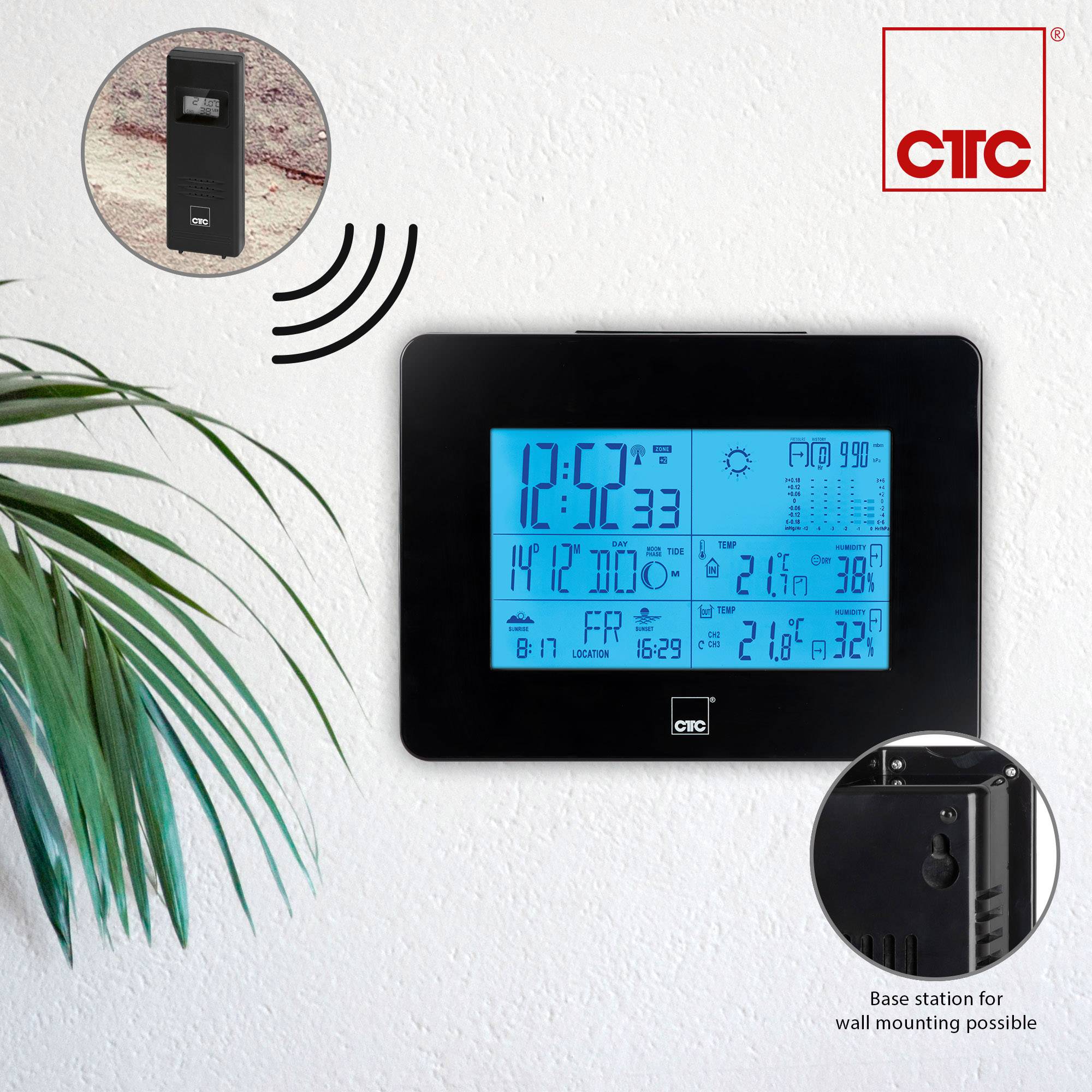 CTC WSU 7026 RC 170260 Funk-Wetterstation