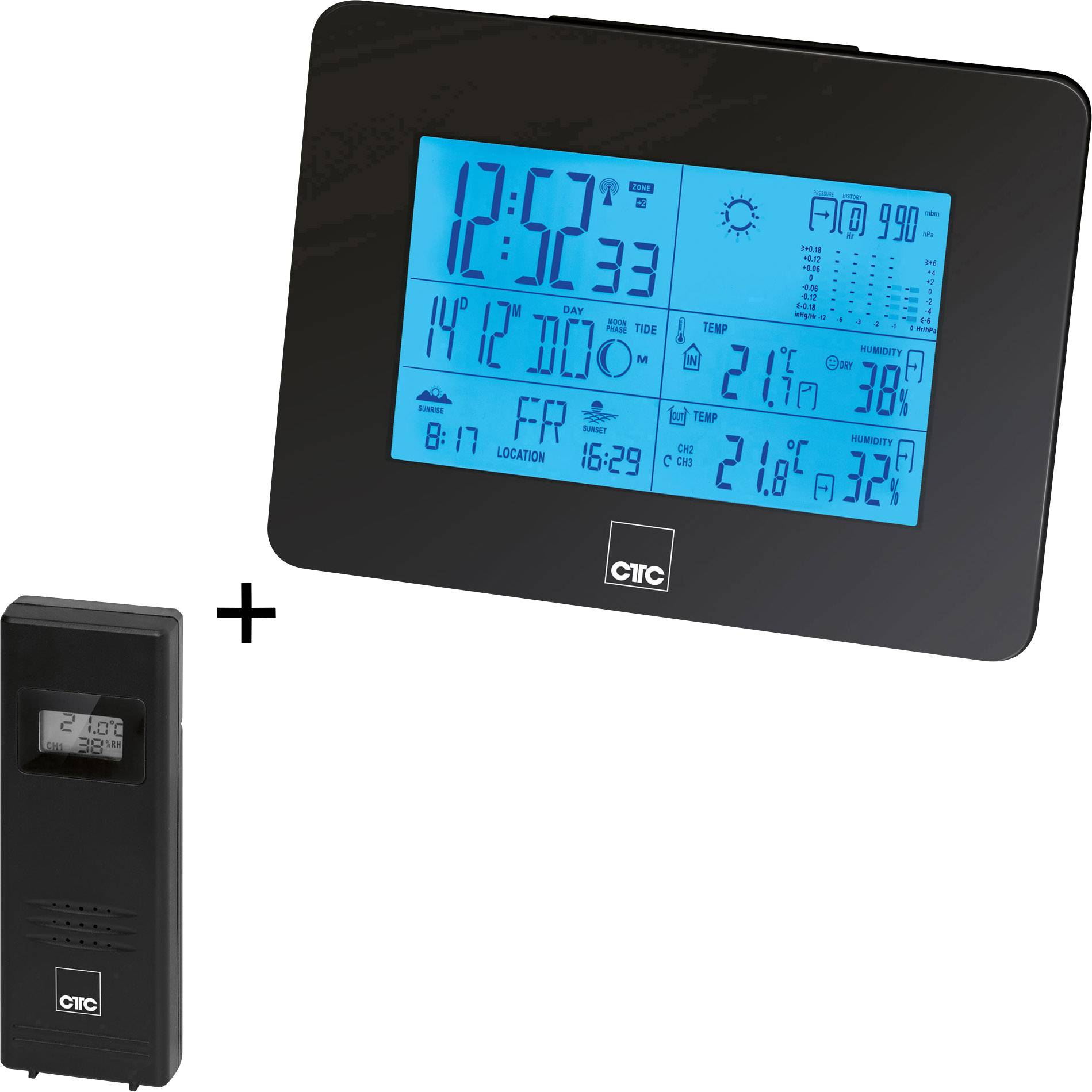 CTC WSU 7026 RC 170260 Funk-Wetterstation