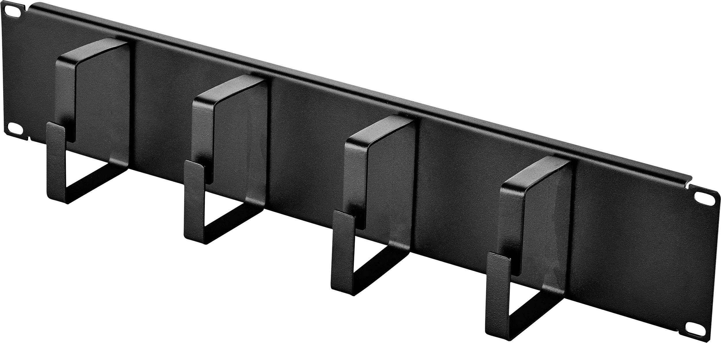 Renkforce RF-3440222 19 Zoll Netzwerkschrank-Kabelführung 2 HE Schwarz