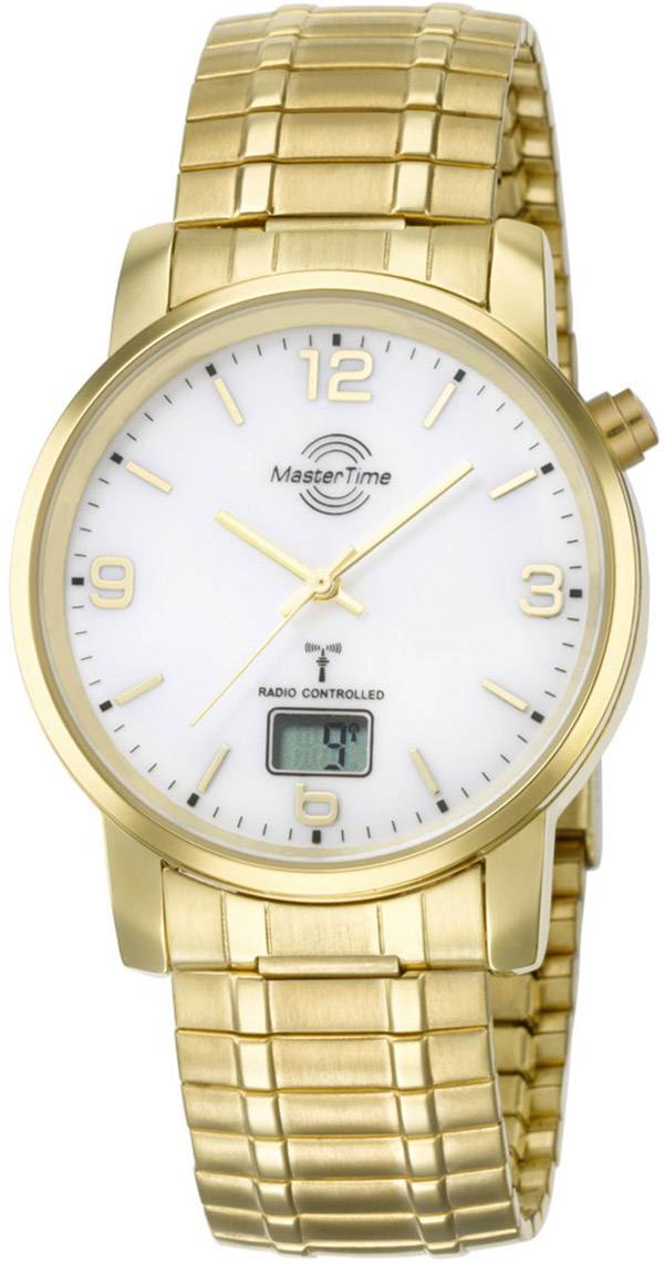 Funk Armbanduhr MTGA-10312-12M (Ø x H) 41mm x 10.5mm Gold Gehäusematerial=Metall Material (Armband)=Edelstahl