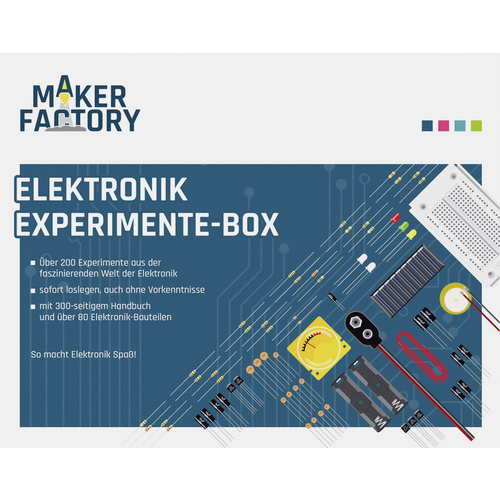 Boîte d'expérience MAKERFACTORY 150387 MF Elektronik-Experimente-Box 1 pc(s)