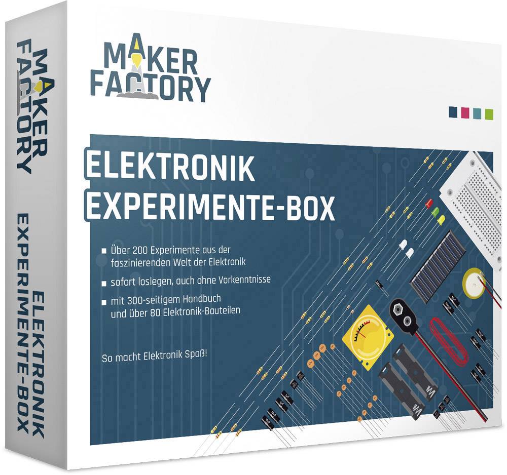 MAKERFACTORY MF Elektronik-Experimente-Box 150387 Experimentier-Box