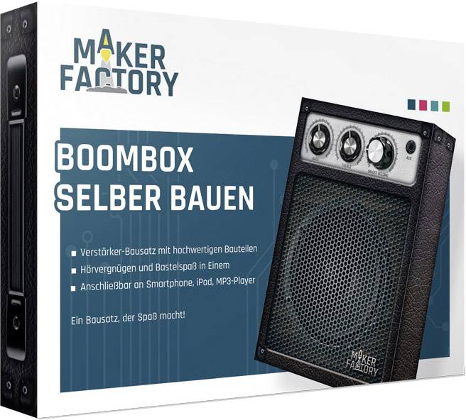 MAKERFACTORY MF Boom-Box-Bausatz 150394 Bausatz