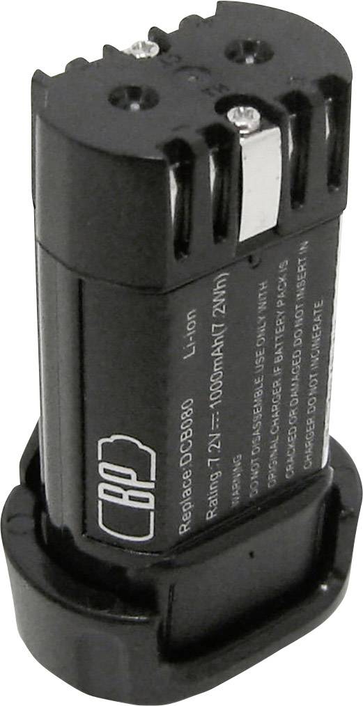 Beltrona DEW90606181 Werkzeug-Akku ersetzt Original-Akku (Original) Dewalt DCB080 7.2V 1000 mAh Li-Ion