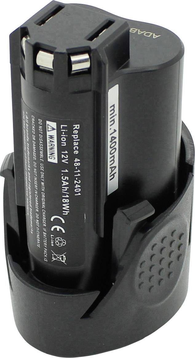Beltrona MIL90621321 Werkzeug-Akku ersetzt Original-Akku (Original) Milwaukee CB12 12V 1500 mAh Li-Ion