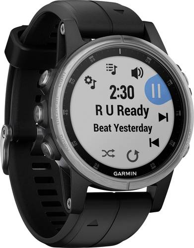 Garmin fēnix 5S Plus Smartwatch Schwarz