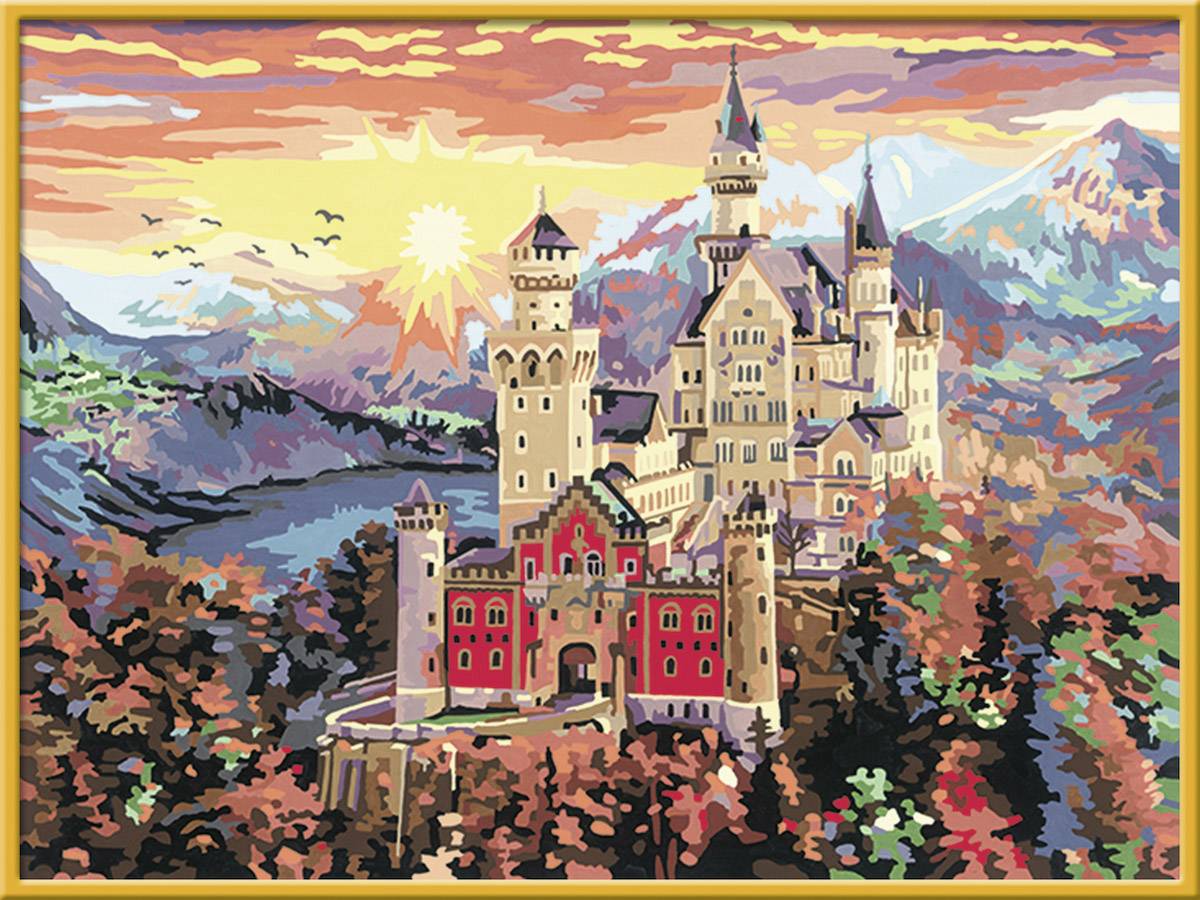 Ravensburger Malen nach Zahlen - Schloss Neuschwanstein