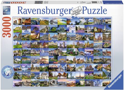 Ravensburger Puzzle - 99 Beautiful Places in Europe 17080 99 Beautiful Places in Europe 1 St.