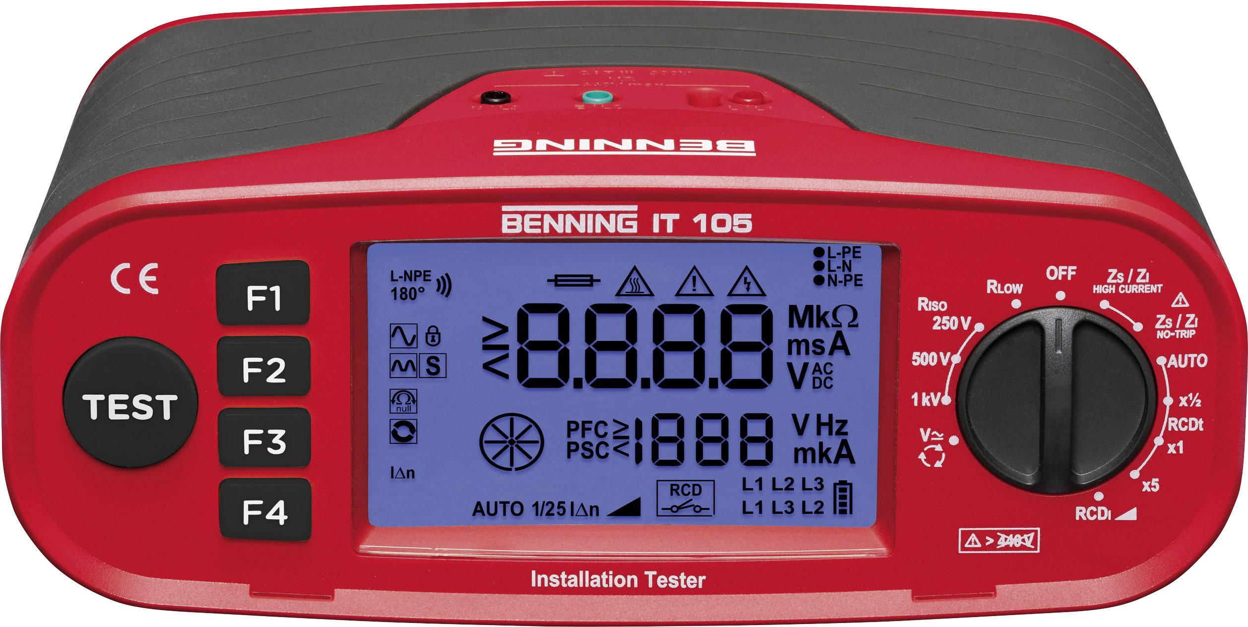 Benning IT 105 Installationstester Kalibriert nach ISO