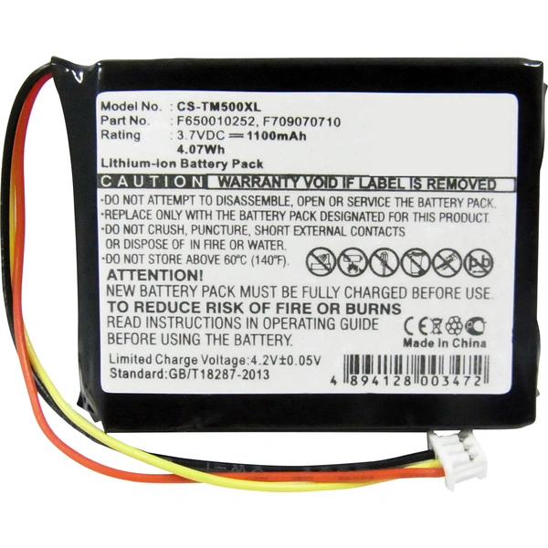 Beltrona Navigationsgeräte-Akku ersetzt Original-Akku (Original) F650010252, F709070710 3.7V 1100 mAh Beltrona Navigationsgeräte-Akku ersetzt Original-Akku (Original) F650010252, F709070710 3.7V 1100 mAh