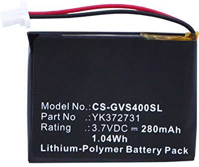 Beltrona Navigationsgeräte-Akku ersetzt Original-Akku (Original) PL482730, YK372731 3.7V 280 mAh