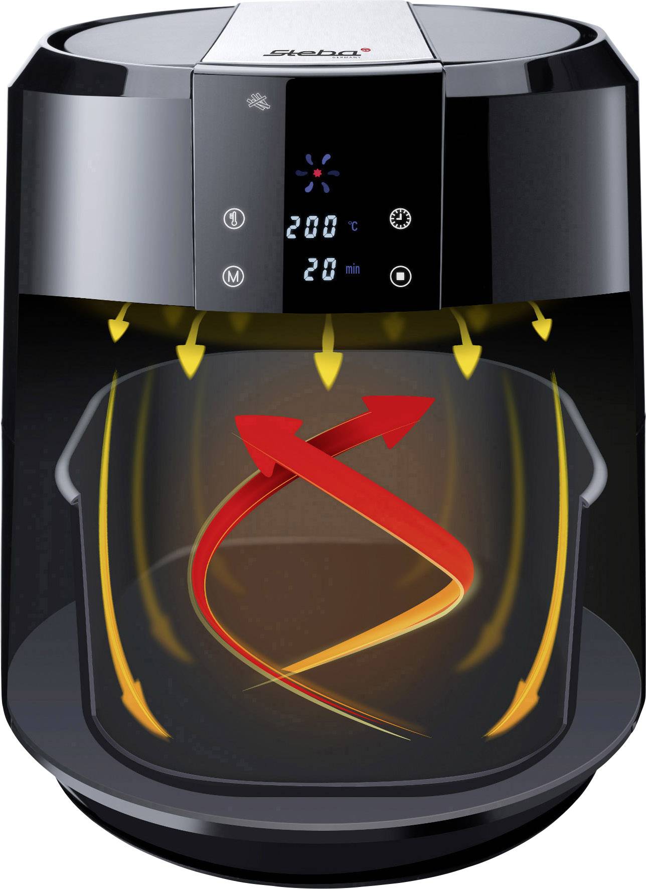 Steba HF 5000 XL - Heißluft-Fritteuse - 5.2 Liter