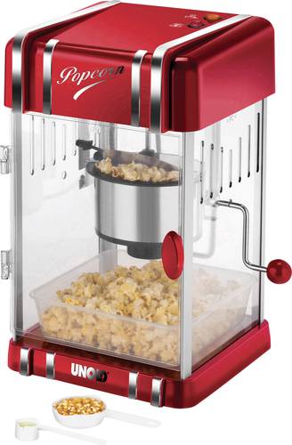 Unold 48535 48535 Popcorn-Maker Silber, Rot