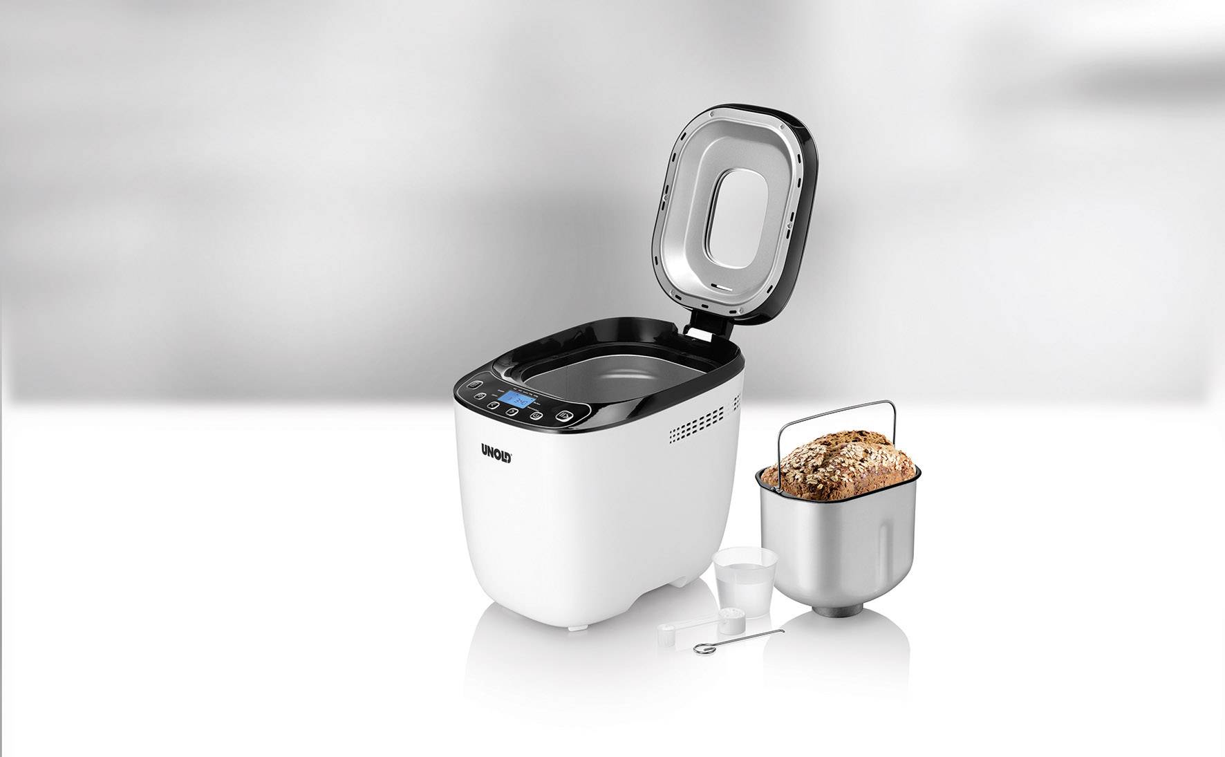 Unold 68010 Brotbackautomat Weiß, Schwarz
