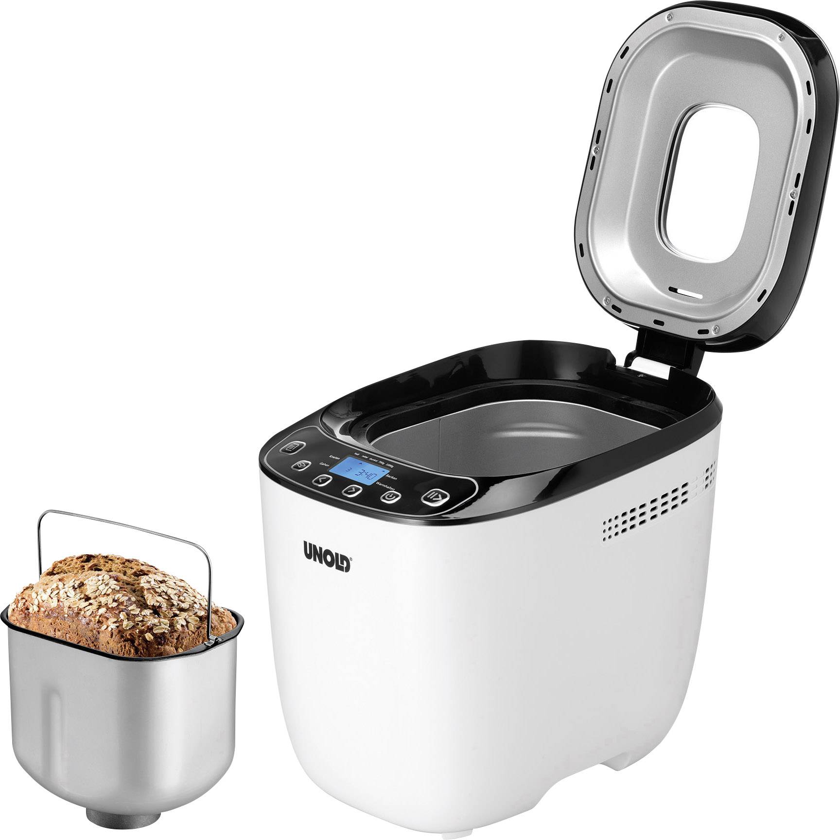 Unold 68010 Brotbackautomat Weiß, Schwarz
