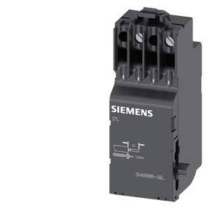Ein schwarzes elektrisches Bauteil von Siemens mit der Aufschrift 'STL 3VA9968-0RL', geeignet zum Einsatz in Schaltschränken.