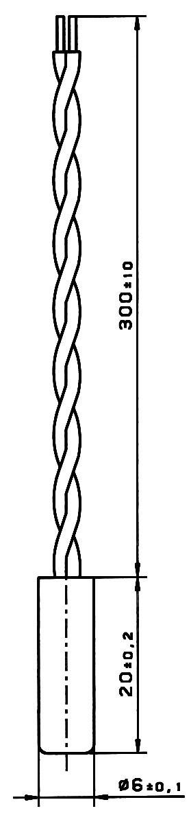 Yageo Nexensos 31500989 W-EYK 6 PT1000 Platin-Temperatursensor -40 bis +500°C 1000Ω 3850 ppm/K