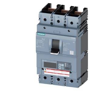 Ein grauer Siemens-Leistungsschalter, der elektrische Schaltkreise schützt. Geeignet für industrielle Anwendungen.