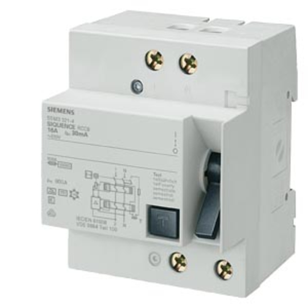 Siemens 5SM33214 5SM3321-4 FI-Schutzschalter 16A 0.03A 230V