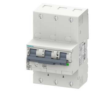 Ein dreipoliger Leitungsschutzschalter. Verwendet zur Absicherung von Elektroinstallationen gegen Überlast und Kurzschluss.