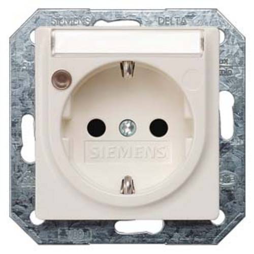 Siemens Schalterprogramm Schutzkontakt-Steckdose Delta Weiß 5UB1553 1 St.