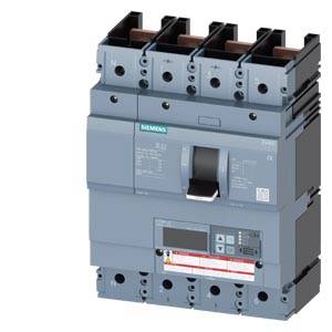 Siemens 3VA6440-6JP41-0AA0 Leistungsschalter 1 St. Einstellbereich (Strom): 160 - 400 A Schaltspannung (max.): 600 V/AC (B x H x T) 184 x 248 x 110