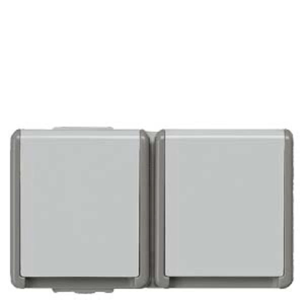 Siemens Schalterprogramm Schutzkontakt-Steckdose Delta Grau 5UB4725 1St. Siemens Schalterprogramm Schutzkontakt-Steckdose Delta Grau 5UB4725 1St.