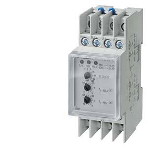 Ein Gerät mit drei Anschlüssen oben, darunter ein Regelpanel mit vier Drehknöpfen, dient zur Steuerung elektrischer Parameter.