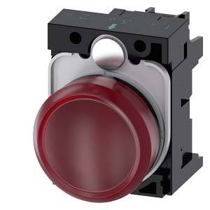 Roter Drucktaster mit schwarzem Gehäuse, geeignet für elektronische Schaltungen oder Steuerpanels.