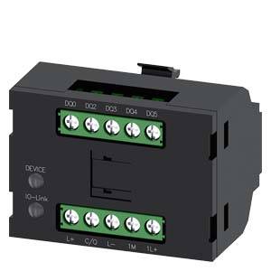 Elektronisches Bauteil mit mehreren Anschlussklemmen, vermutlich für die Steuerung oder Verbindung elektronischer Geräte.