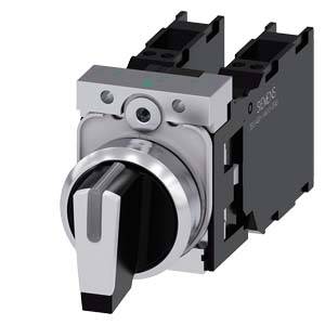 Siemens 3SU11502BL603LA0 3SU1150-2BL60-3LA0 Knebelschalter 1St.