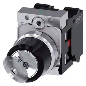 Siemens 3SU11504BF013PA0 3SU1150-4BF01-3PA0 Schlüsselschalter 1St.