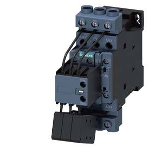 Ein elektrischer Schütz mit mehreren Klemmen und Kabeln, verwendet zur Steuerung von Hochspannungsgeräten in industriellen Anwendungen.
