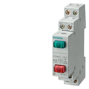 Ein elektrischer Schutzschalter von Siemens, Modellbetrachtung mit Nennwerten 20A und 230V, zur Absicherung von Stromkreisen.
